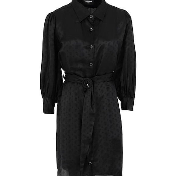 THE KOOPLES Shirt dresses black, size Oversize - Picture 3 of 4